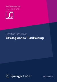 Imagen de portada: Strategisches Fundraising 9783834933362