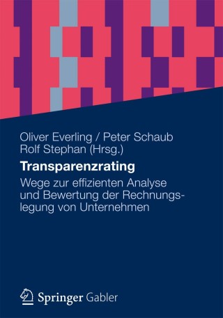 Imagen de portada: Transparenzrating 1st edition 9783834933652