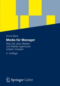 Cover image: Media für Manager 2nd edition 9783834934680