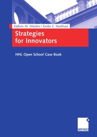 صورة الغلاف: Strategies for Innovators 9783834907615