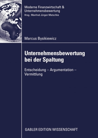 Cover image: Unternehmensbewertung bei der Spaltung 9783834909886