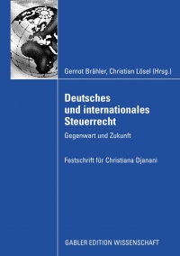 Cover image: Deutsches und internationales Steuerrecht 9783834913227