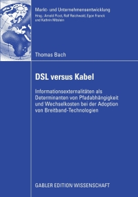 Titelbild: DSL versus Kabel 9783834913647