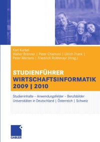 Omslagafbeelding: Studienführer Wirtschaftsinformatik 4th edition 9783834911346