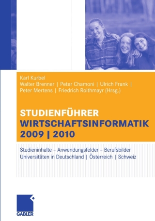 Imagen de portada: Studienführer Wirtschaftsinformatik 4th edition 9783834911346