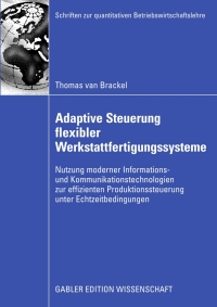 Cover image: Adaptive Steuerung flexibler Werkstattfertigungssysteme 9783834913654