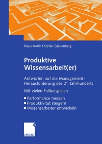 Cover image: Produktive Wissensarbeit(er) 9783834907387