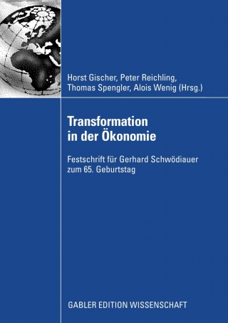 Imagen de portada: Transformation in der Ökonomie 9783834910585