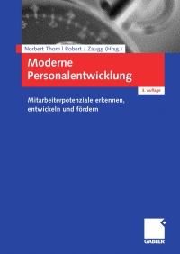 Cover image: Moderne Personalentwicklung 3rd edition 9783834910608