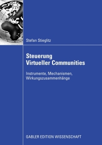 Cover image: Steuerung Virtueller Communities 9783834911322