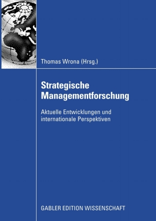 Cover image: Strategische Managementforschung 9783834911773