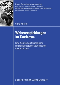 Cover image: Weiterempfehlungen im Tourismus 9783834910561