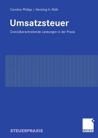 Cover image: Umsatzsteuer 9783834906373