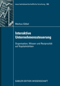 Immagine di copertina: Interaktive Unternehmenssteuerung 9783834915207