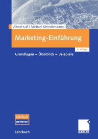 Cover image: Marketing-Einführung 4th edition 9783834914163