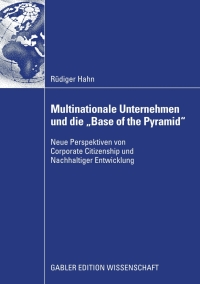 Cover image: Multinationale Unternehmen und die "Base of the Pyramid" 9783834916433