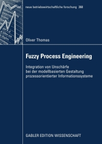 Omslagafbeelding: Fuzzy Process Engineering 9783834916761