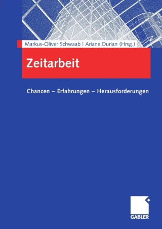 Imagen de portada: Zeitarbeit 1st edition 9783834912770