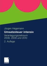 Imagen de portada: Umsatzsteuer intensiv 2nd edition 9783834915924