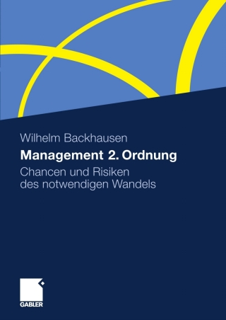 Cover image: Management 2. Ordnung 9783834916518