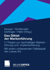 Imagen de portada: Das Diktat der Markenführung 9783834908520