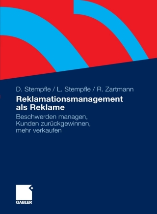 Omslagafbeelding: Reklamationsmanagement als Reklame 9783834912749