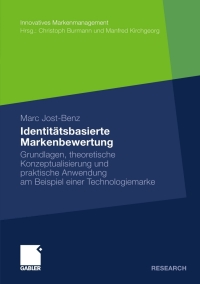 Cover image: Identitätsbasierte Markenbewertung 9783834917935