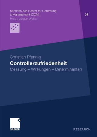 Cover image: Controllerzufriedenheit 9783834918468