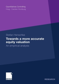 Imagen de portada: Towards a more accurate equity valuation 9783834919274