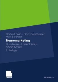 Cover image: Neuromarketing 2nd edition 9783834918314