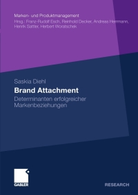 Imagen de portada: Brand Attachment 9783834919656