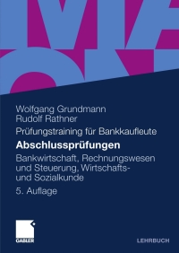 Imagen de portada: Abschlussprüfungen 5th edition 9783834919816