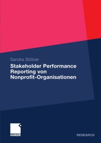 Imagen de portada: Stakeholder Performance Reporting von Nonprofit-Organisationen 9783834918680