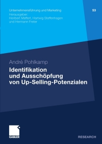 Imagen de portada: Identifikation und Ausschöpfung von Up-Selling-Potenzialen 9783834919618