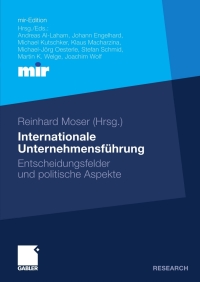 Cover image: Internationale Unternehmensführung 9783834918857