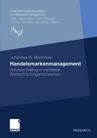 Cover image: Handelsmarkenmanagement 9783834918925