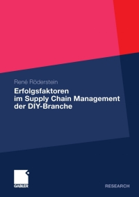 Cover image: Erfolgsfaktoren im Supply Chain Management der DIY-Branche 9783834920546