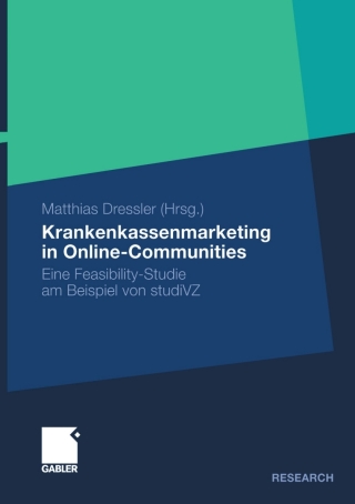 Cover image: Krankenkassenmarketing in Online-Communities 9783834921451