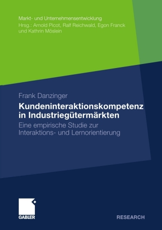 Cover image: Kundeninteraktionskompetenz in Industriegütermärkten 9783834921246