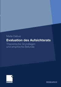 Imagen de portada: Evaluation des Aufsichtsrats 9783834921789