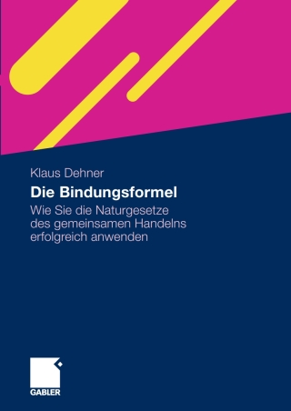 Imagen de portada: Die Bindungsformel 9783834913937