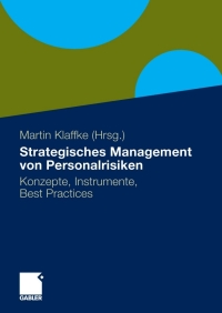 Imagen de portada: Strategisches Management von Personalrisiken 1st edition 9783834916327