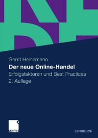 Cover image: Der neue Online-Handel 2nd edition 9783834918048