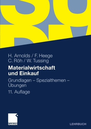 Cover image: Materialwirtschaft und Einkauf 11th edition 9783834908094