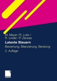 Cover image: Latente Steuern 2nd edition 9783834917850