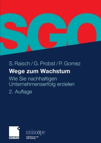 表紙画像: Wege zum Wachstum 2nd edition 9783834918109