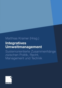 Omslagafbeelding: Integratives Umweltmanagement 9783834919472