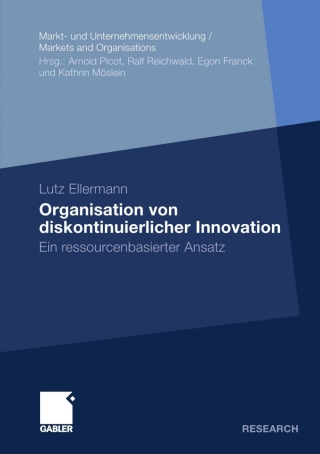 Cover image: Organisation von diskontinuierlicher Innovation 9783834922588