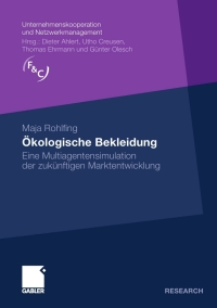 表紙画像: Ökologische Bekleidung 9783834923752