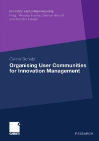 Cover image: Organising User Communities for Innovation Management 9783834920843